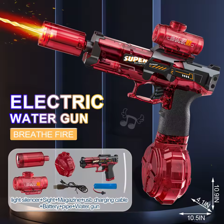 IconicFinds™ LED Flame Water Gun