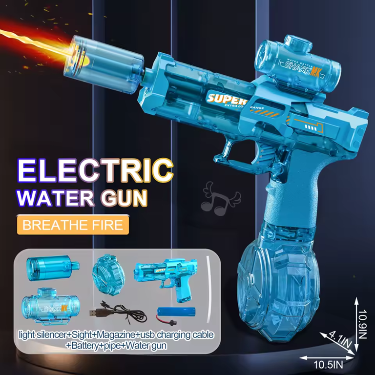 IconicFinds™ LED Flame Water Gun