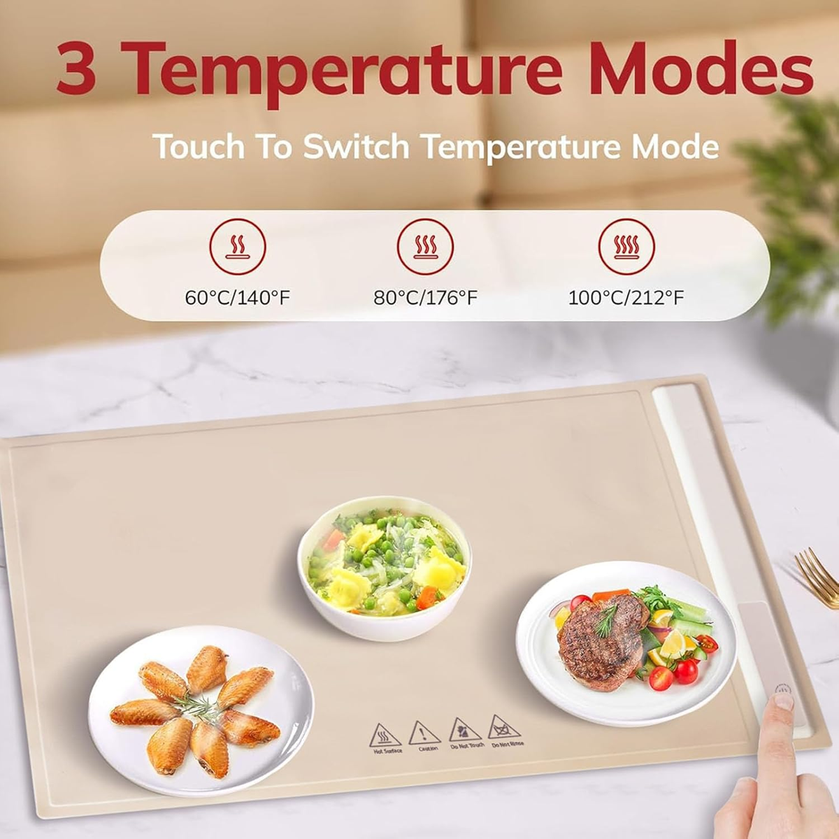 IconicFinds™ Fast Heating Tray